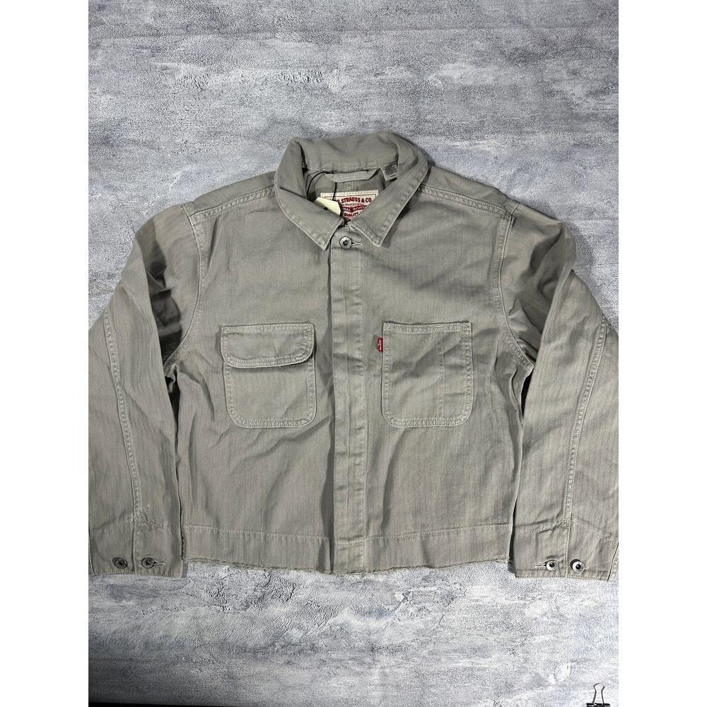 Levi's Light Weight‎ Cropped Gray Denim Jacket ~New with Tags~